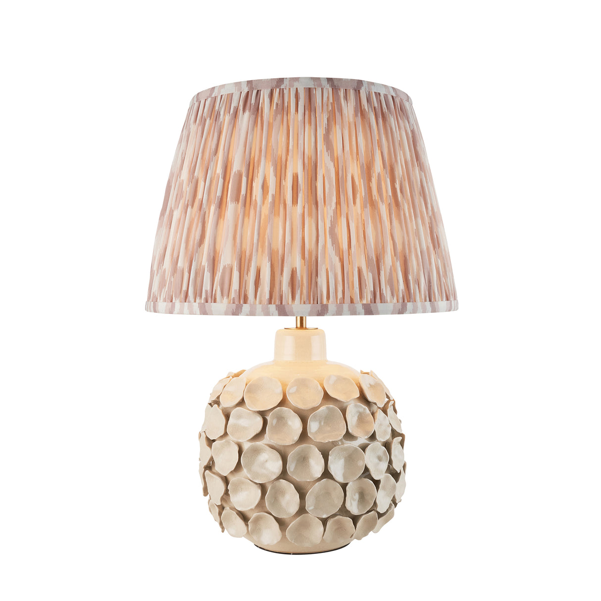 Borello & Ikat 35cm Neutral shade - Comet Lighting