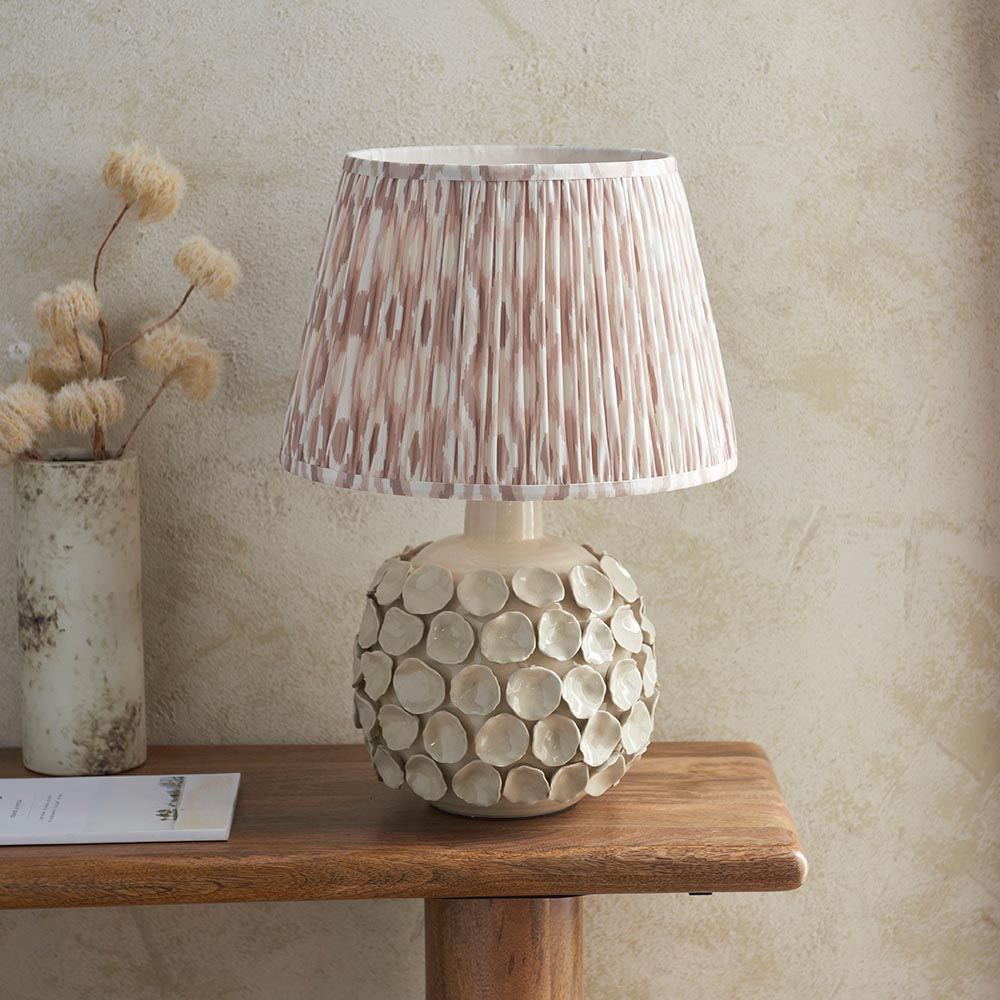 Borello & Ikat 35cm Neutral shade - Comet Lighting