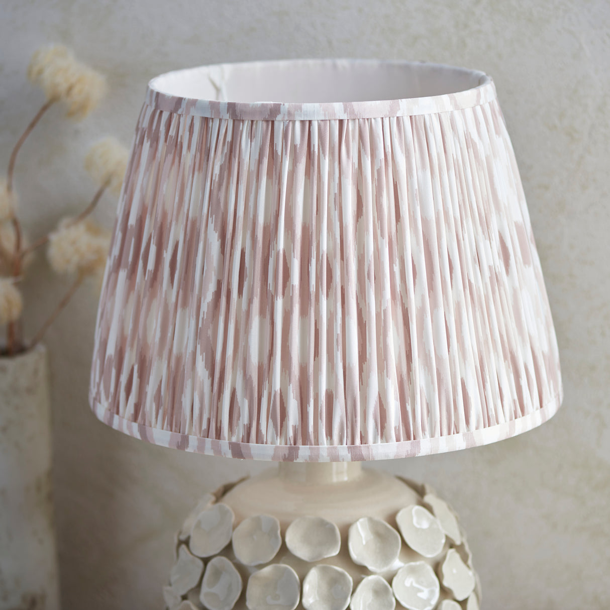Borello & Ikat 35cm Neutral shade - Comet Lighting