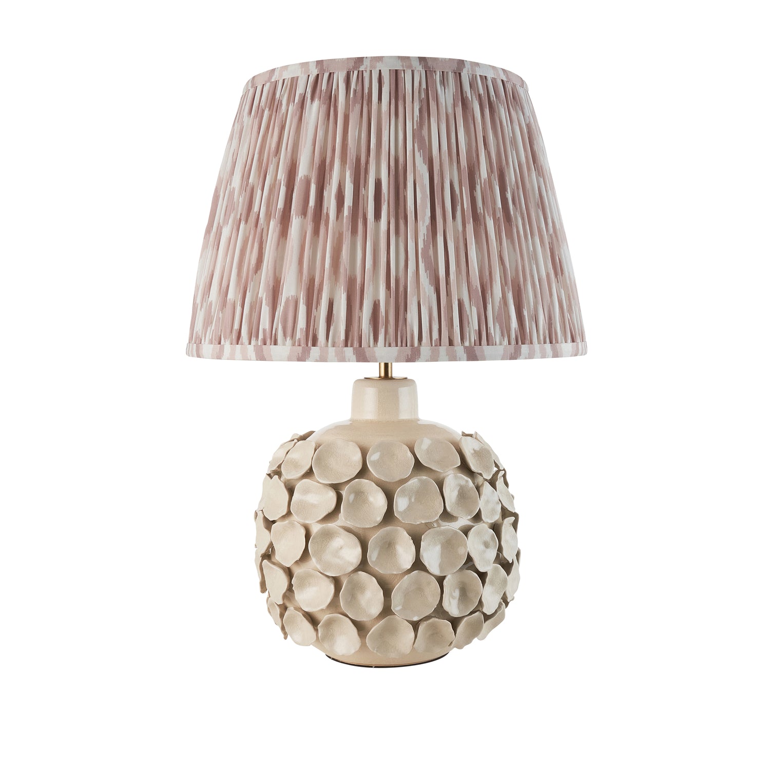 Borello & Ikat 35cm Neutral shade - Comet Lighting