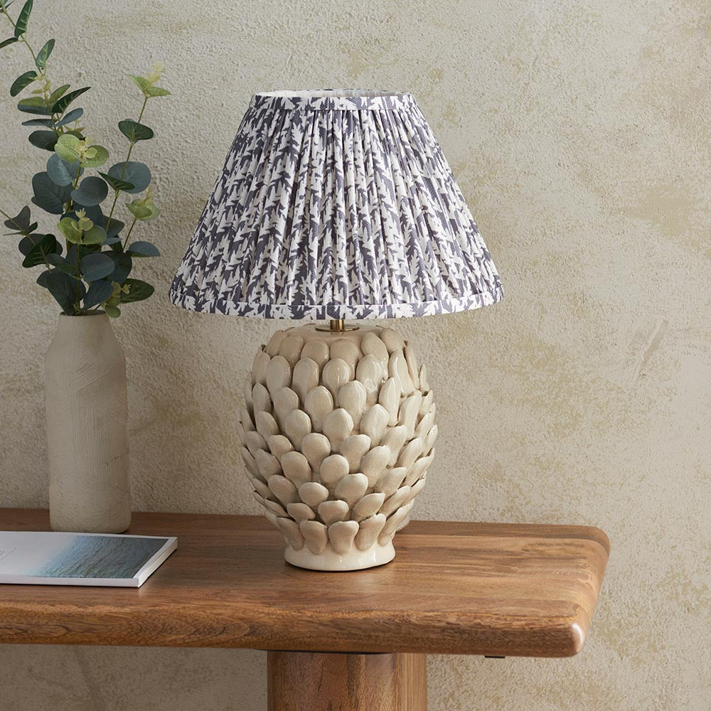 Layered Leaf & Leaf 30cm Pearl grey shade - Comet Lighting