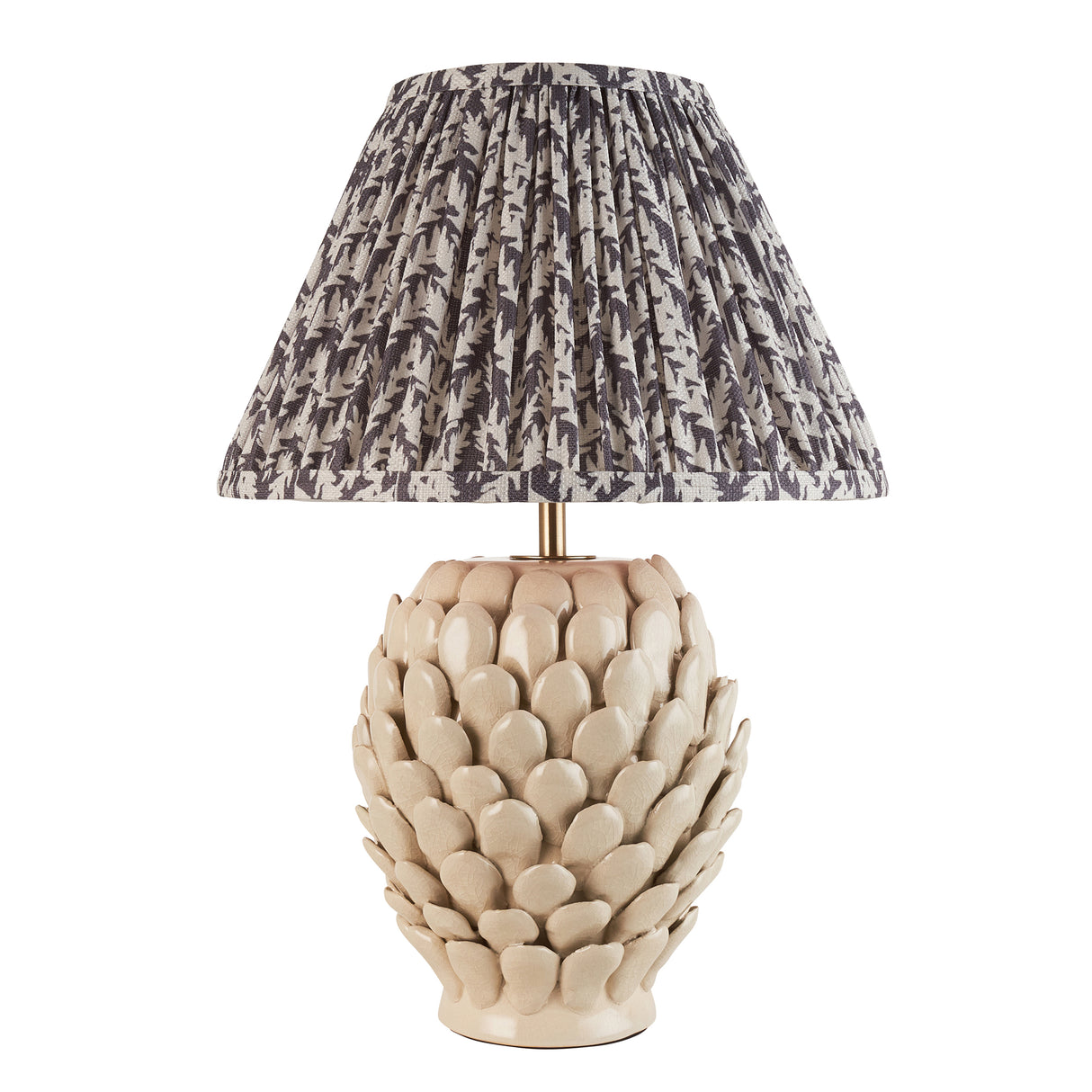 Layered Leaf & Leaf 30cm Pearl grey shade - Comet Lighting