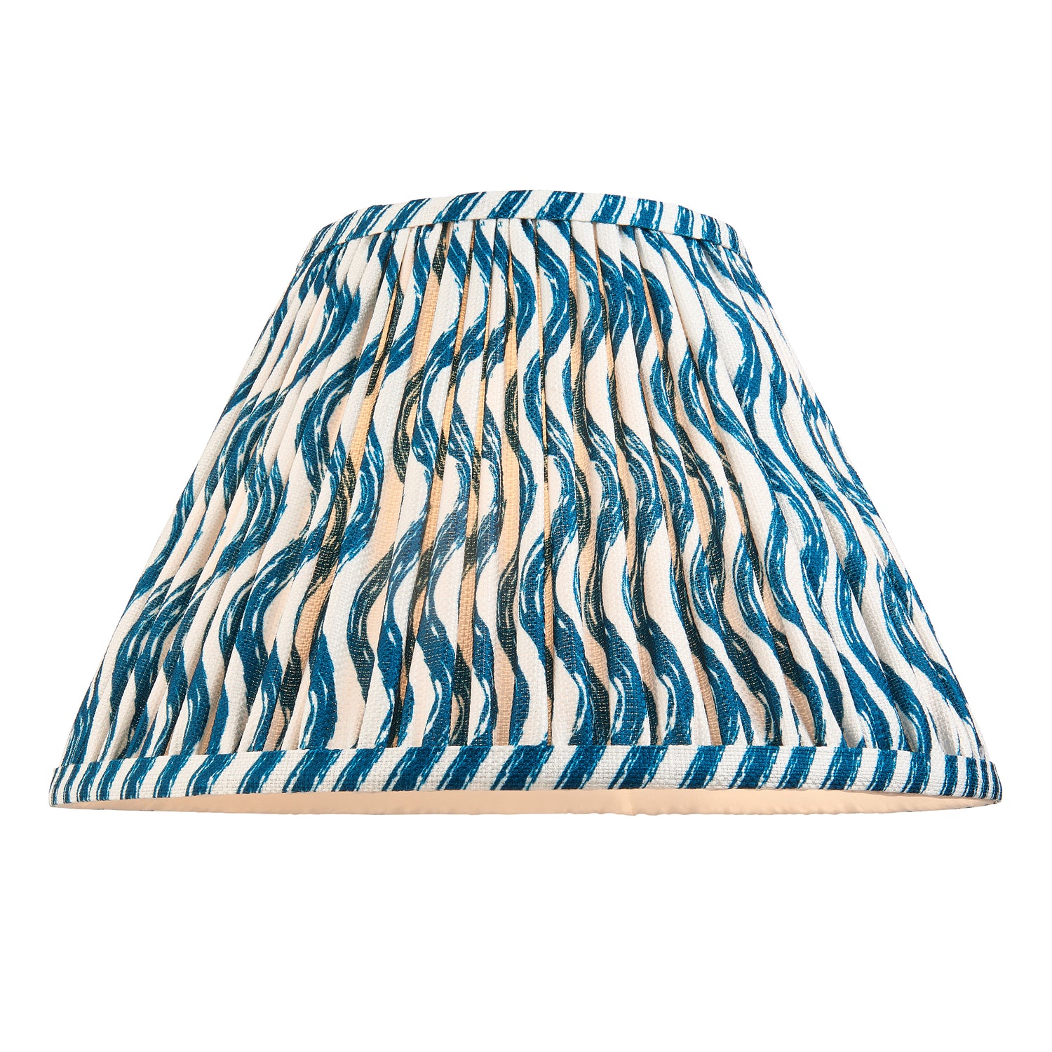 Layered Leaf & Ripple 30cm Marlin blue shade - Comet Lighting