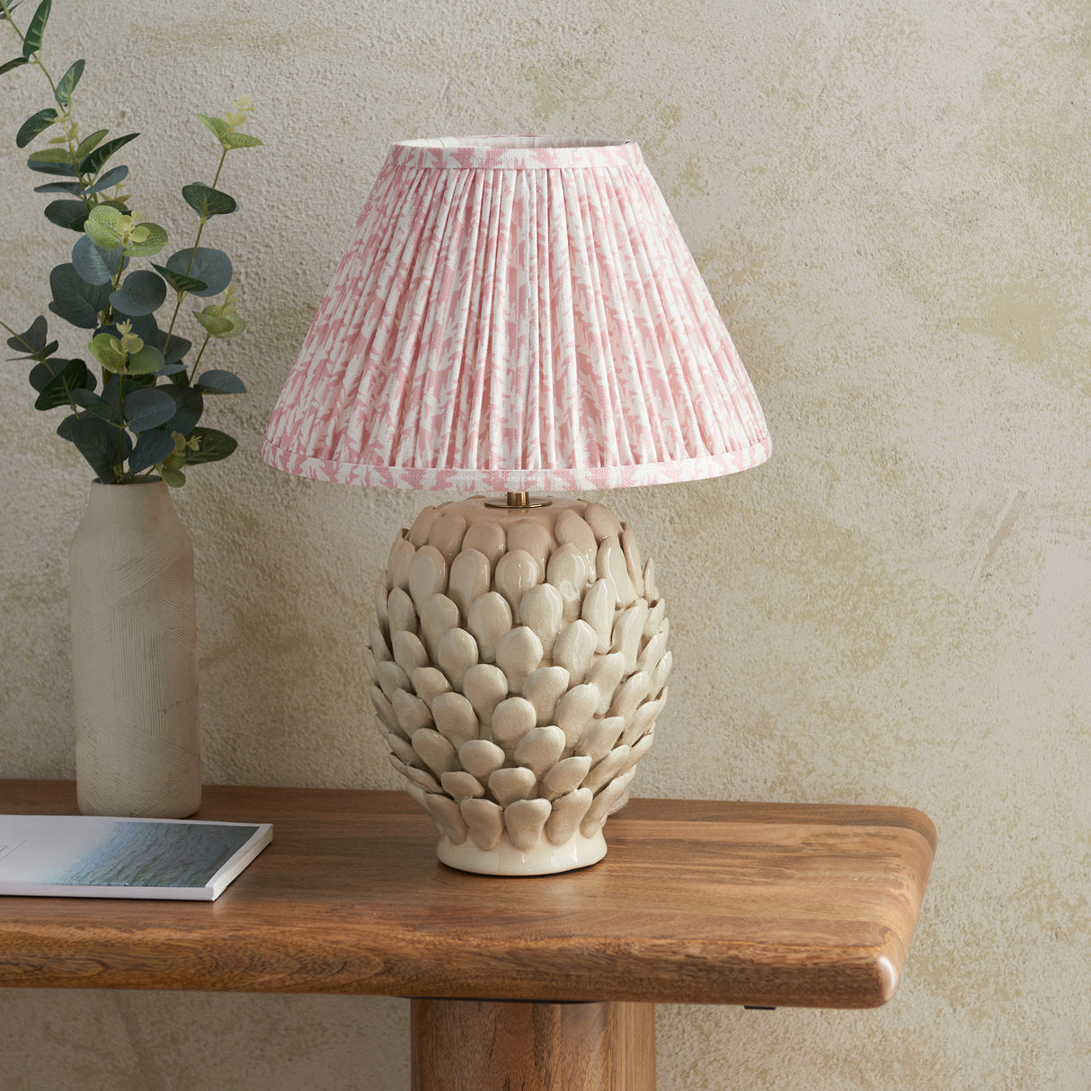Layered Leaf & Leaf 30cm Peachy keen shade - Comet Lighting