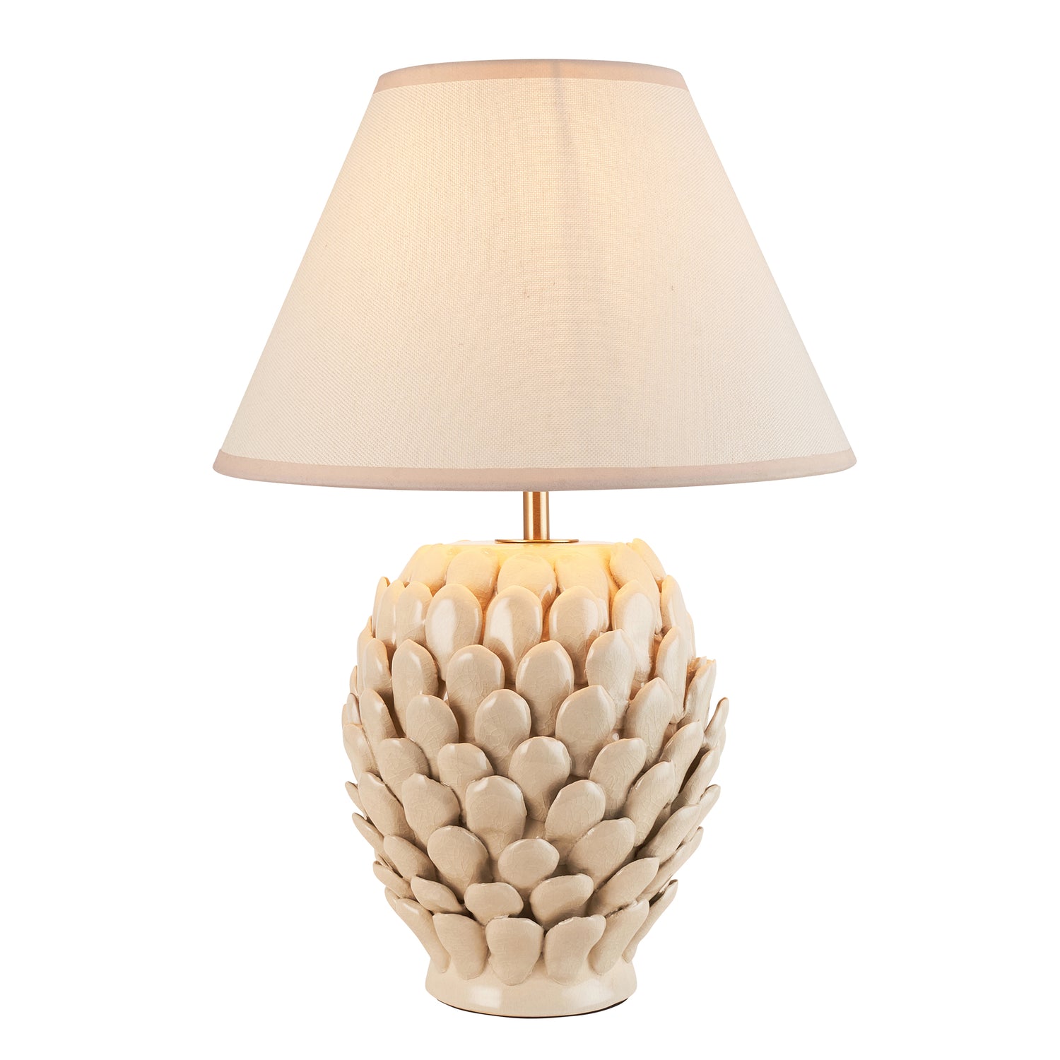 Layered Leaf & Ivy 30cm Vintage white shade - Comet Lighting