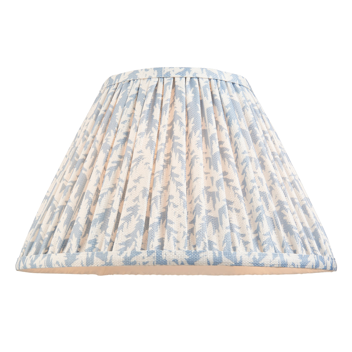 Ceramic Table Light Layered Leaf & Leaf 30cm Shell bay blue shade - Comet Lighting