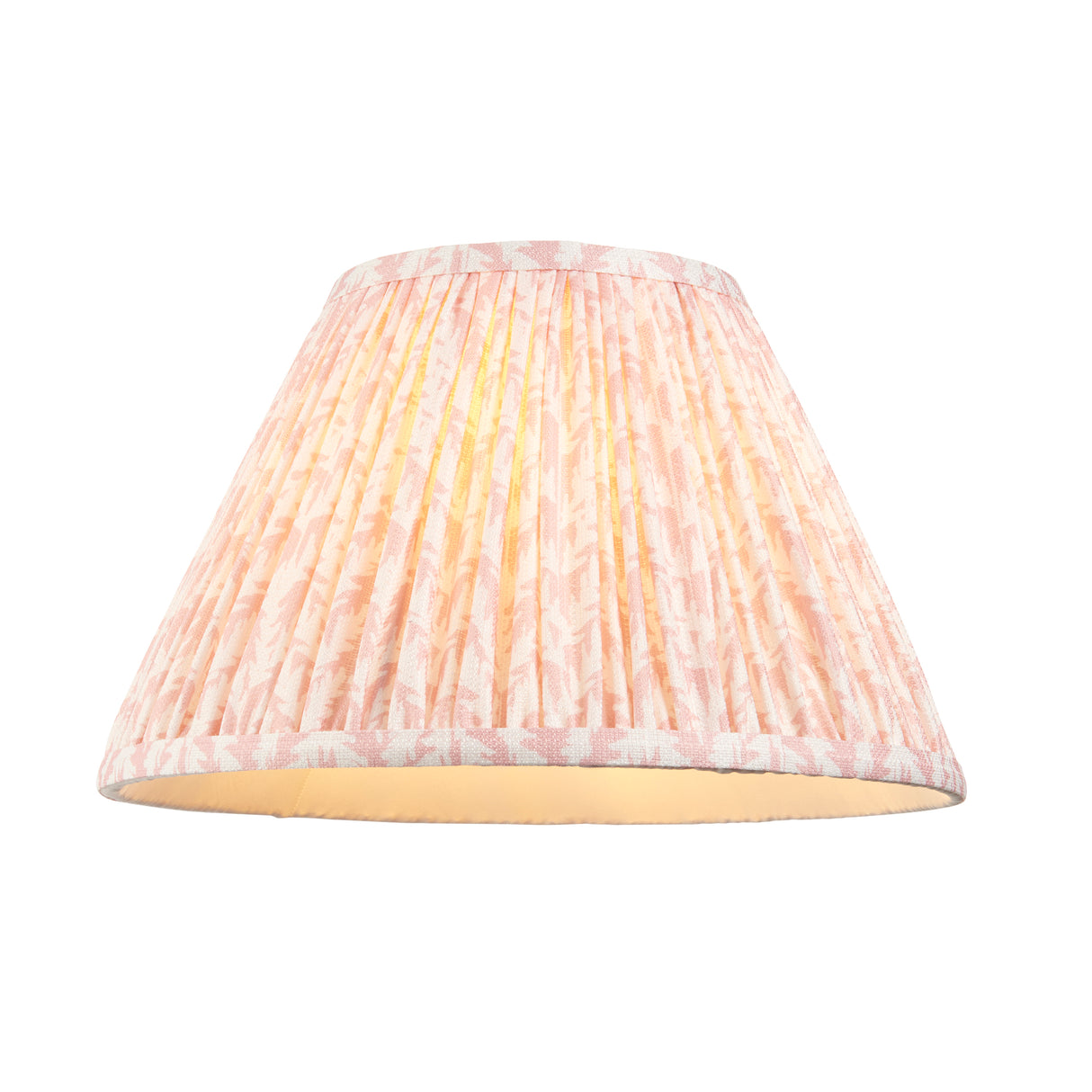 Ceramic Table Light Layered Leaf & Leaf 30cm Peachy keen shade - Comet Lighting