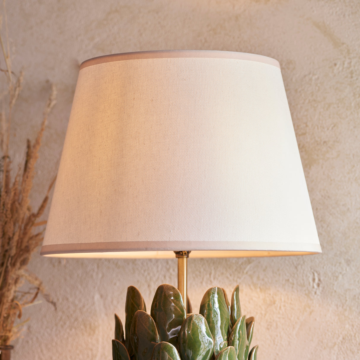 Layered Leaf & Ivy 35cm Vintage white shade - Comet Lighting