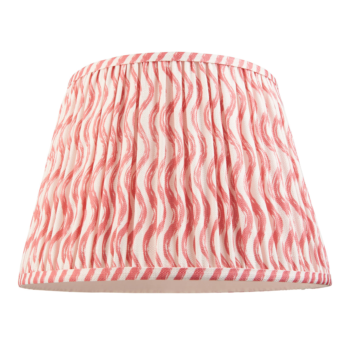 Layered Leaf & Ripple 35cm Coral pink shade - Comet Lighting