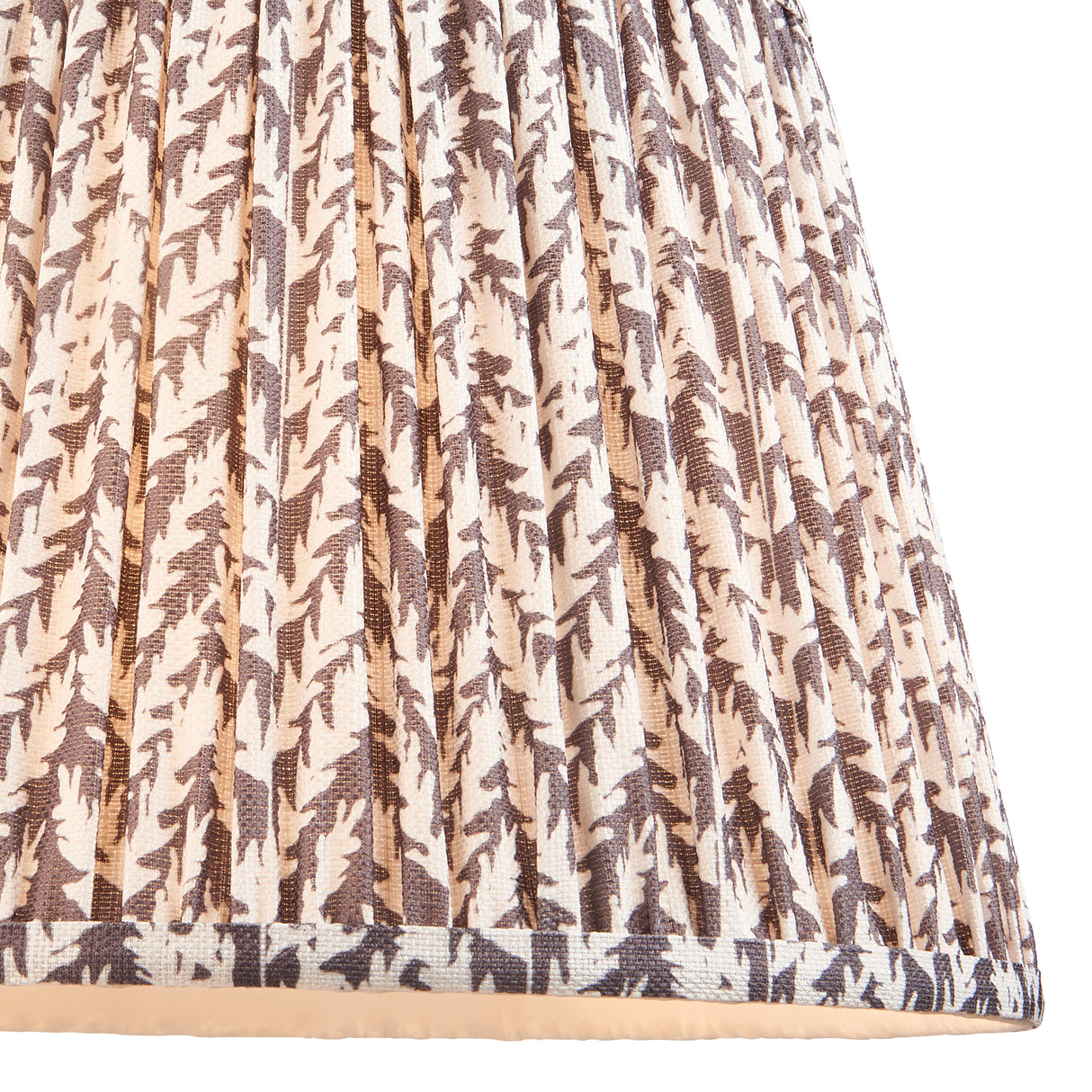 Ceramic Table Light Layered Leaf & Leaf 35cm Pearl grey shade - Comet Lighting