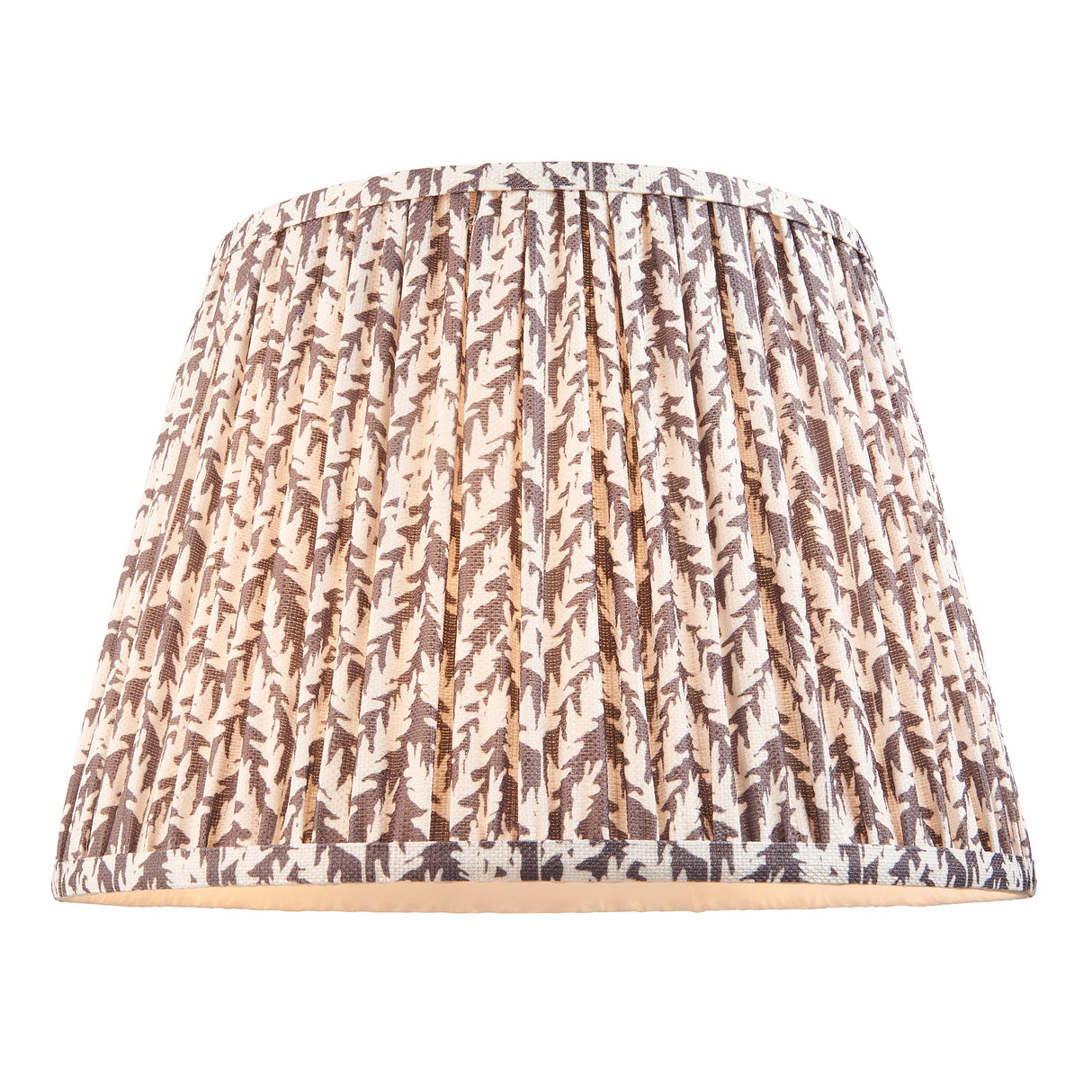 Ceramic Table Light Layered Leaf & Leaf 35cm Pearl grey shade - Comet Lighting