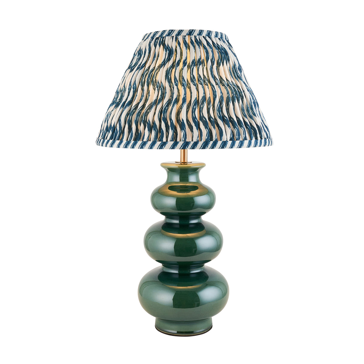 Monroe & Ripple 30cm Marlin blue shade - Comet Lighting