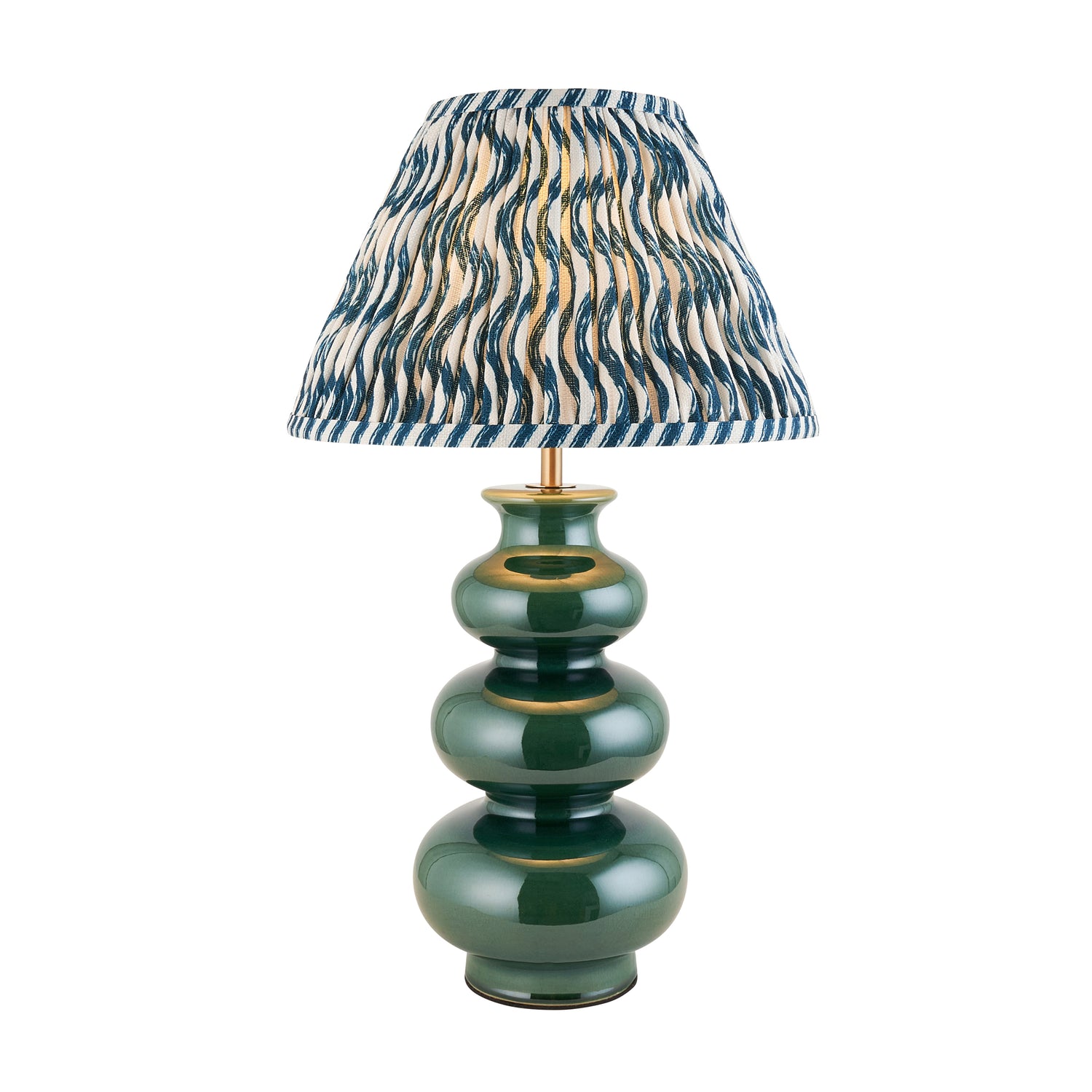 Monroe & Ripple 30cm Marlin blue shade - Comet Lighting
