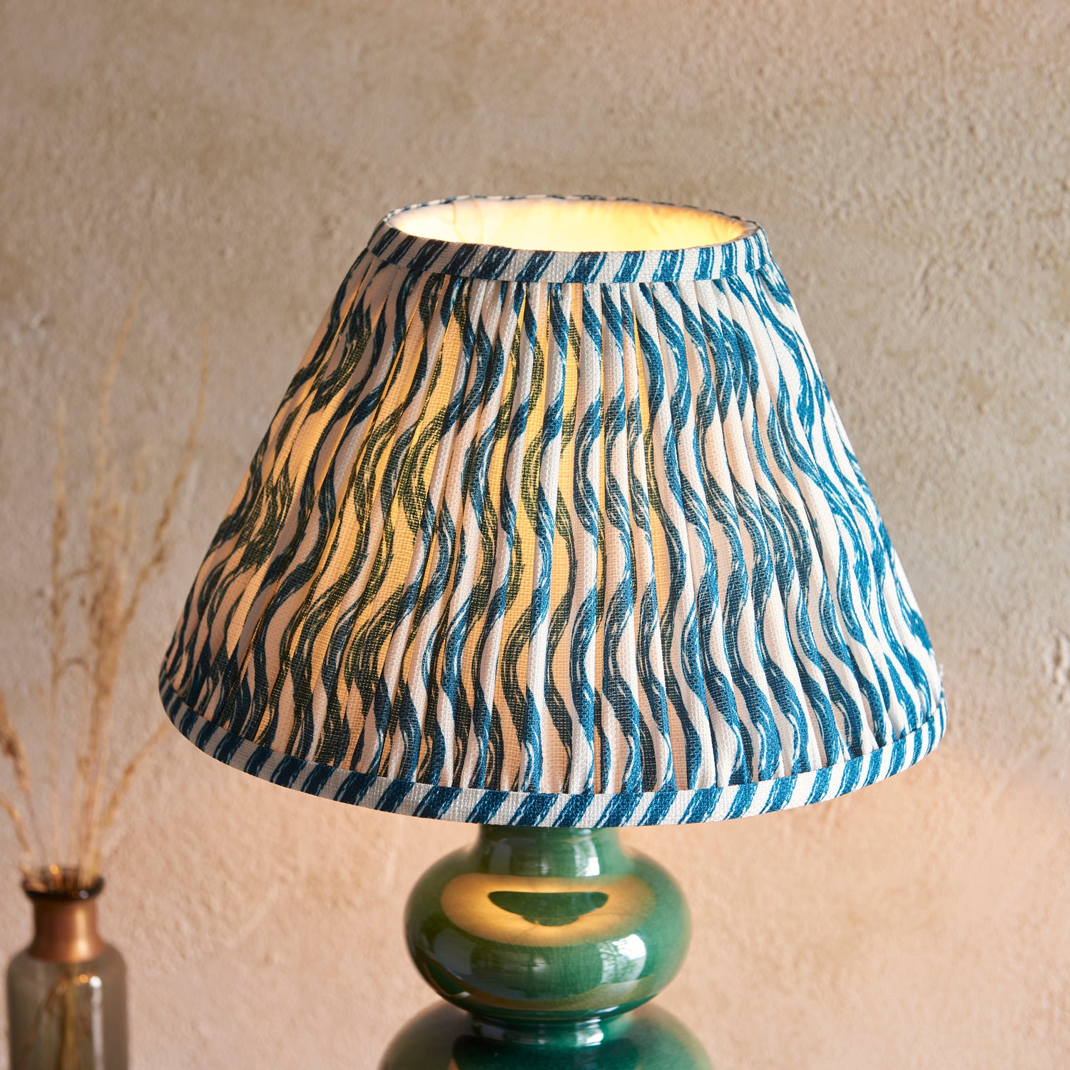 Monroe & Ripple 30cm Marlin blue shade - Comet Lighting