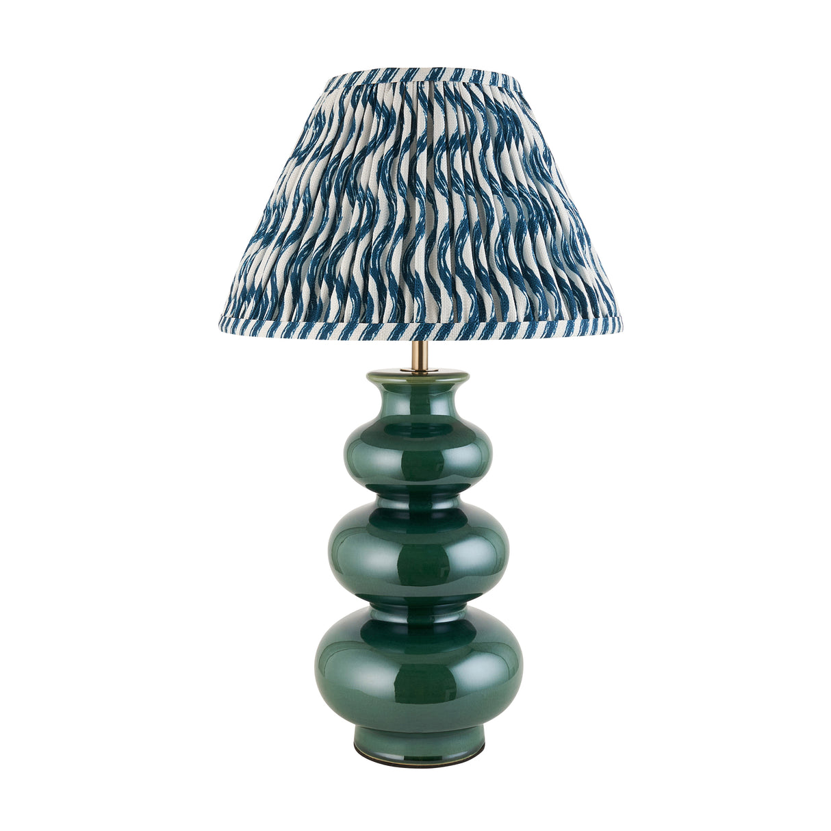 Monroe & Ripple 30cm Marlin blue shade - Comet Lighting