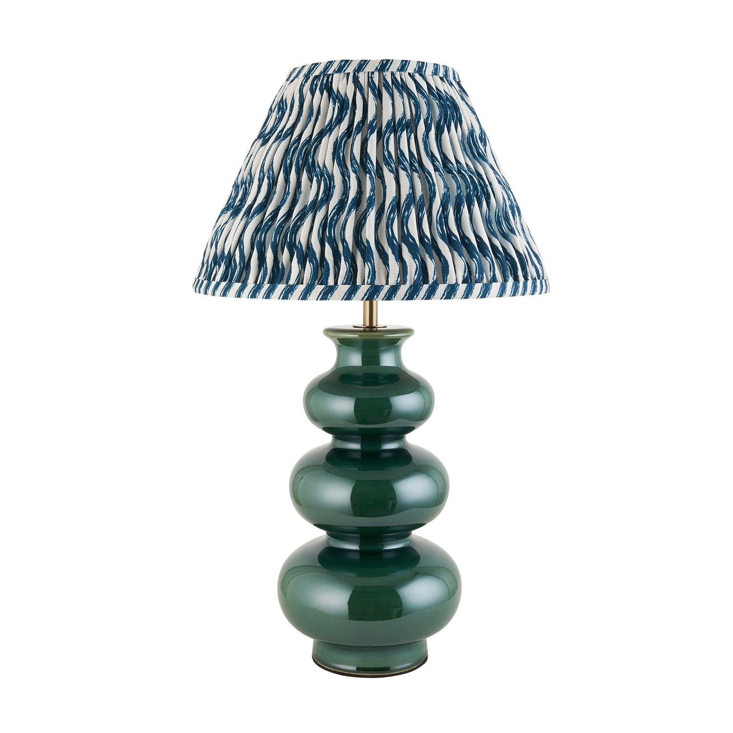 Monroe & Ripple 30cm Marlin blue shade - Comet Lighting