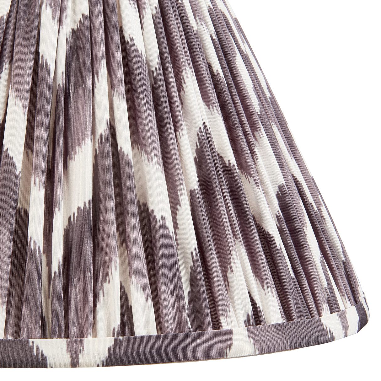 Monroe & Zigzag 30cm Pearl grey shade - Comet Lighting