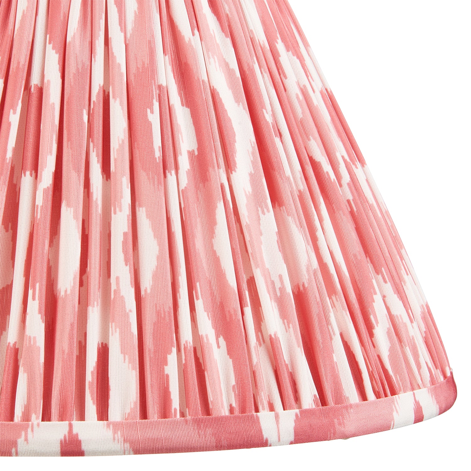Monroe & Ikat 30cm Coral pink shade - Comet Lighting