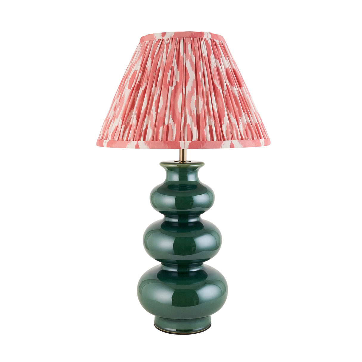 Monroe & Ikat 30cm Coral pink shade - Comet Lighting