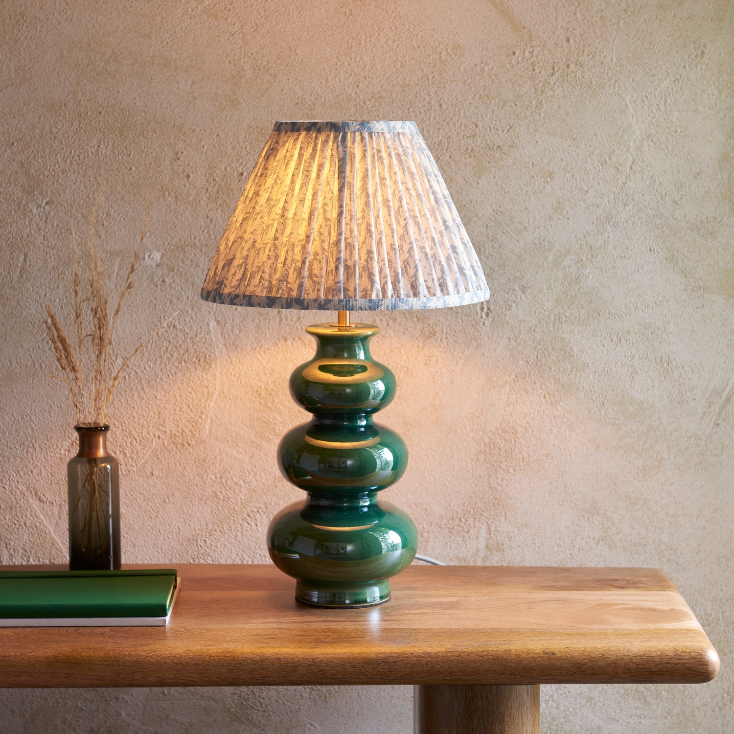 Monroe & Leaf 30cm Shell bay blue shade - Comet Lighting