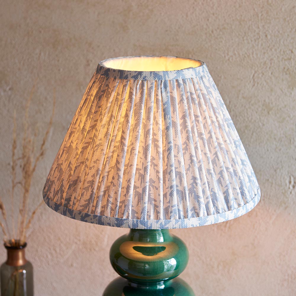 Monroe & Leaf 30cm Shell bay blue shade - Comet Lighting