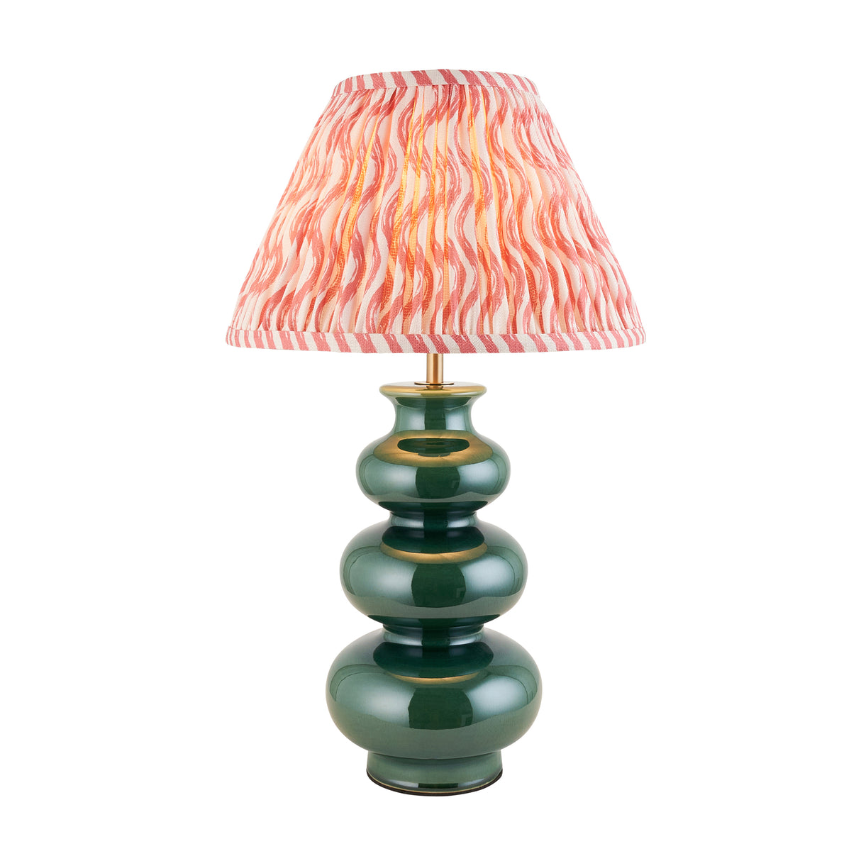 Monroe & Ripple 30cm Coral pink shade - Comet Lighting