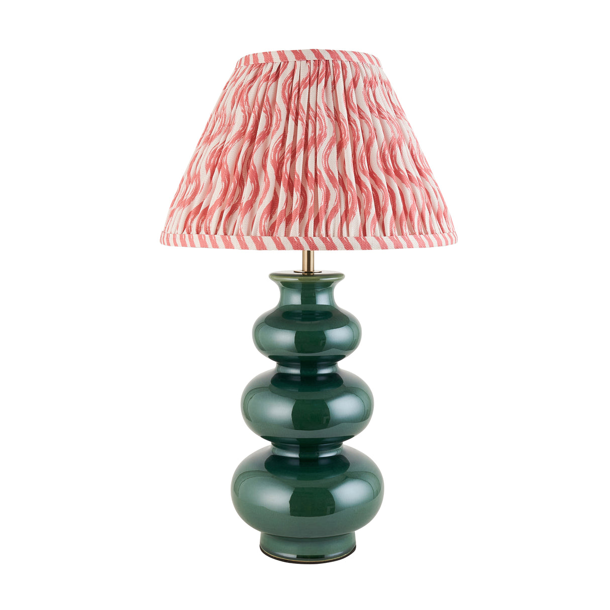 Monroe & Ripple 30cm Coral pink shade - Comet Lighting