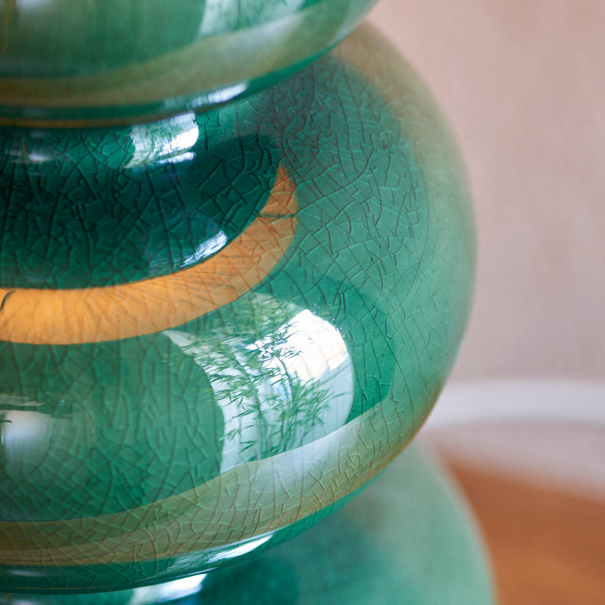 Monroe & Zigzag 30cm Cotswold green shade - Comet Lighting