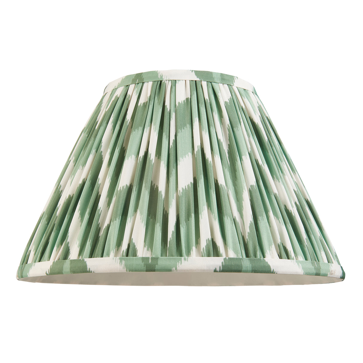 Monroe & Zigzag 30cm Cotswold green shade - Comet Lighting