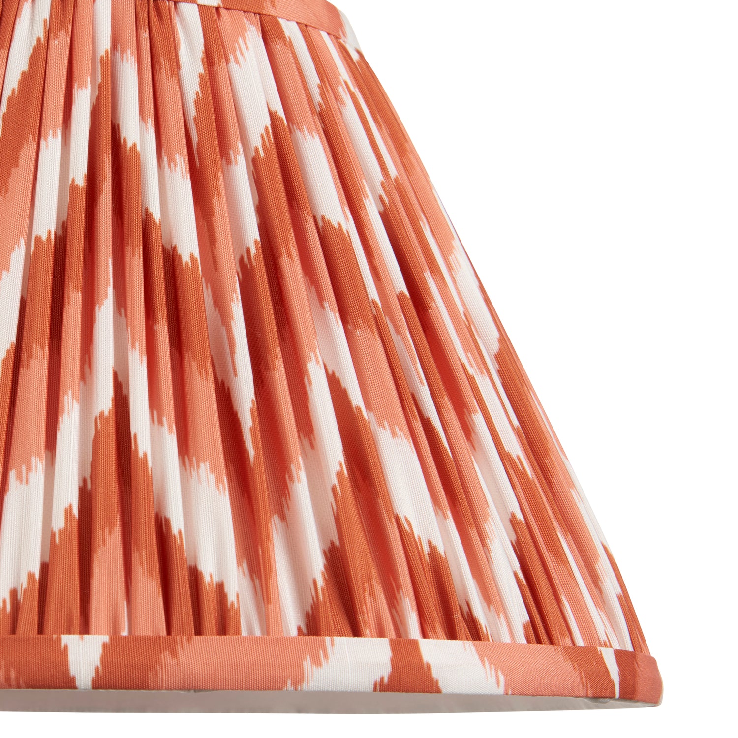 Monroe & Zigzag 30cm Apricot orange shade - Comet Lighting
