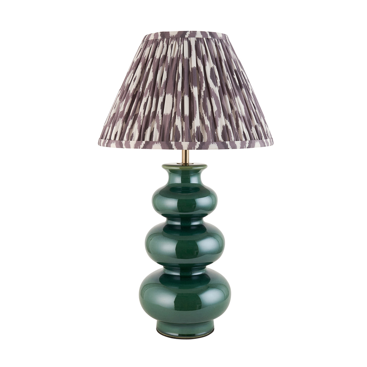 Monroe & Ikat 30cm Pearl grey shade - Comet Lighting