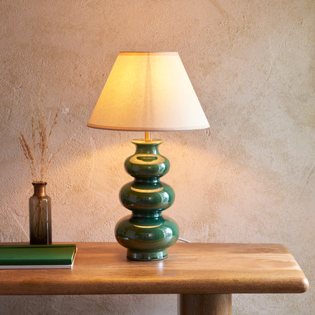 Monroe & Ivy 30cm Vintage white shade - Comet Lighting