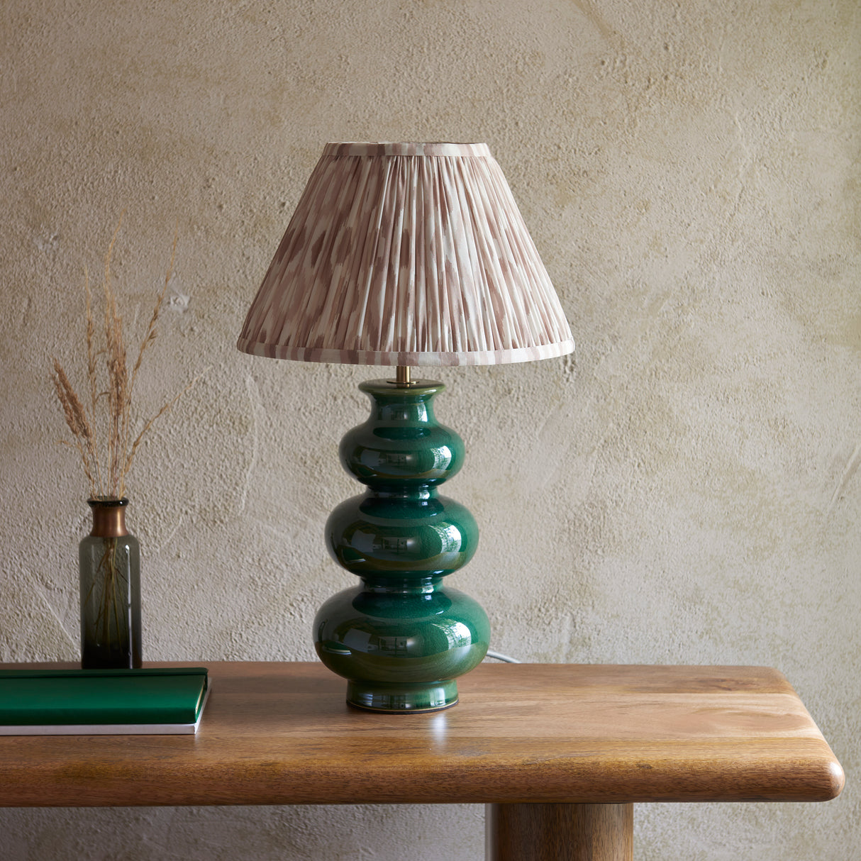 Monroe & Ikat 30cm Neutral shade - Comet Lighting