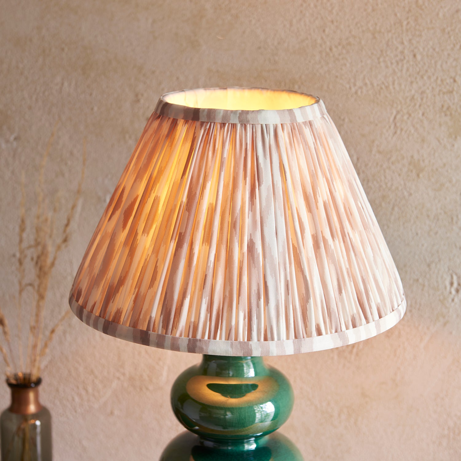 Monroe & Ikat 30cm Neutral shade - Comet Lighting