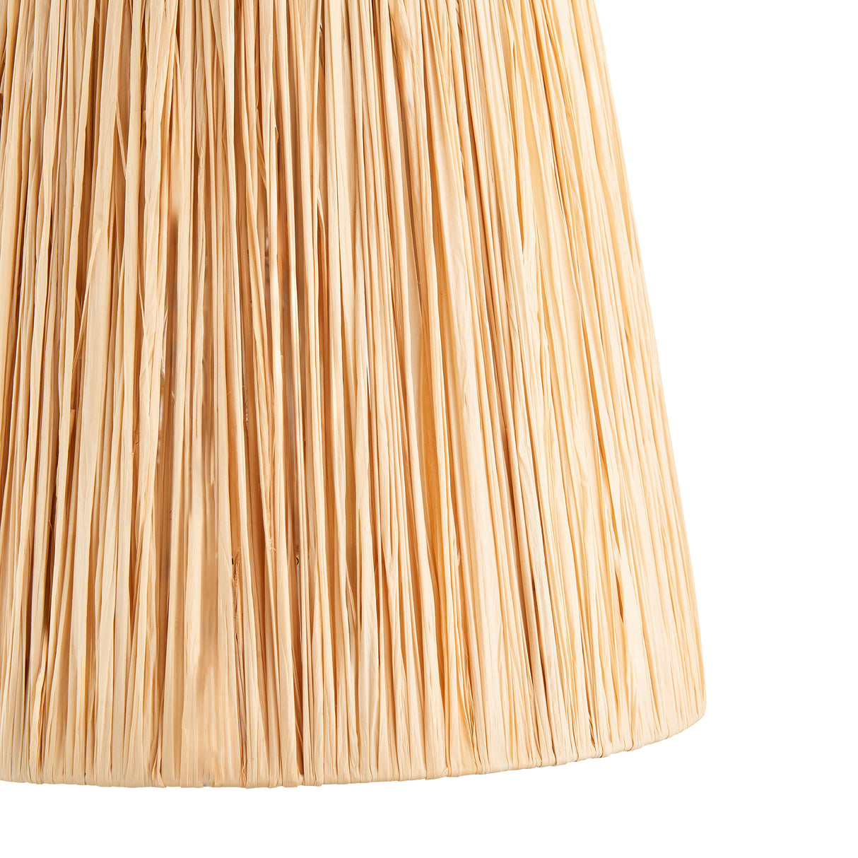Monroe & Raffia 30cm Natural raffia shade - Comet Lighting