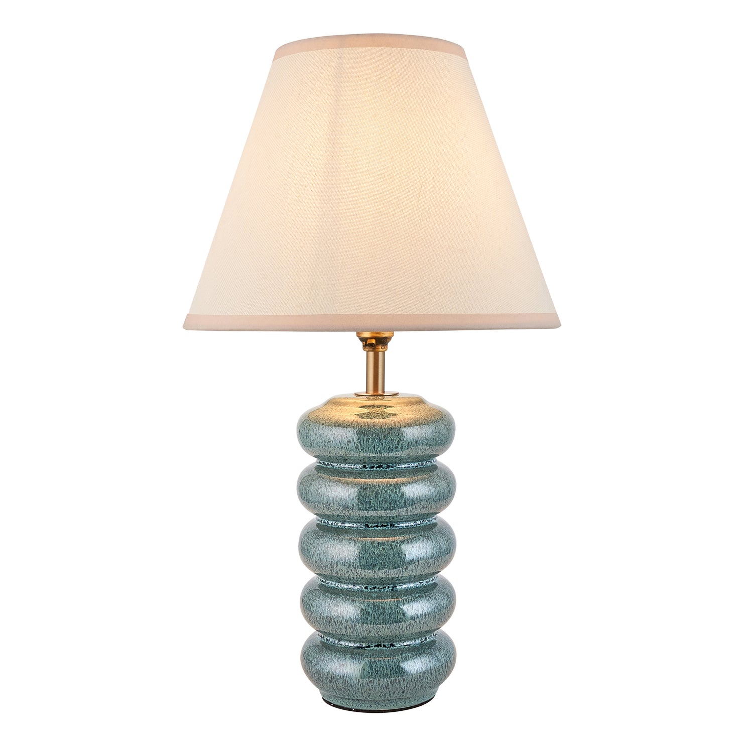 Squash & Ivy 25cm Vintage white shade - Comet Lighting