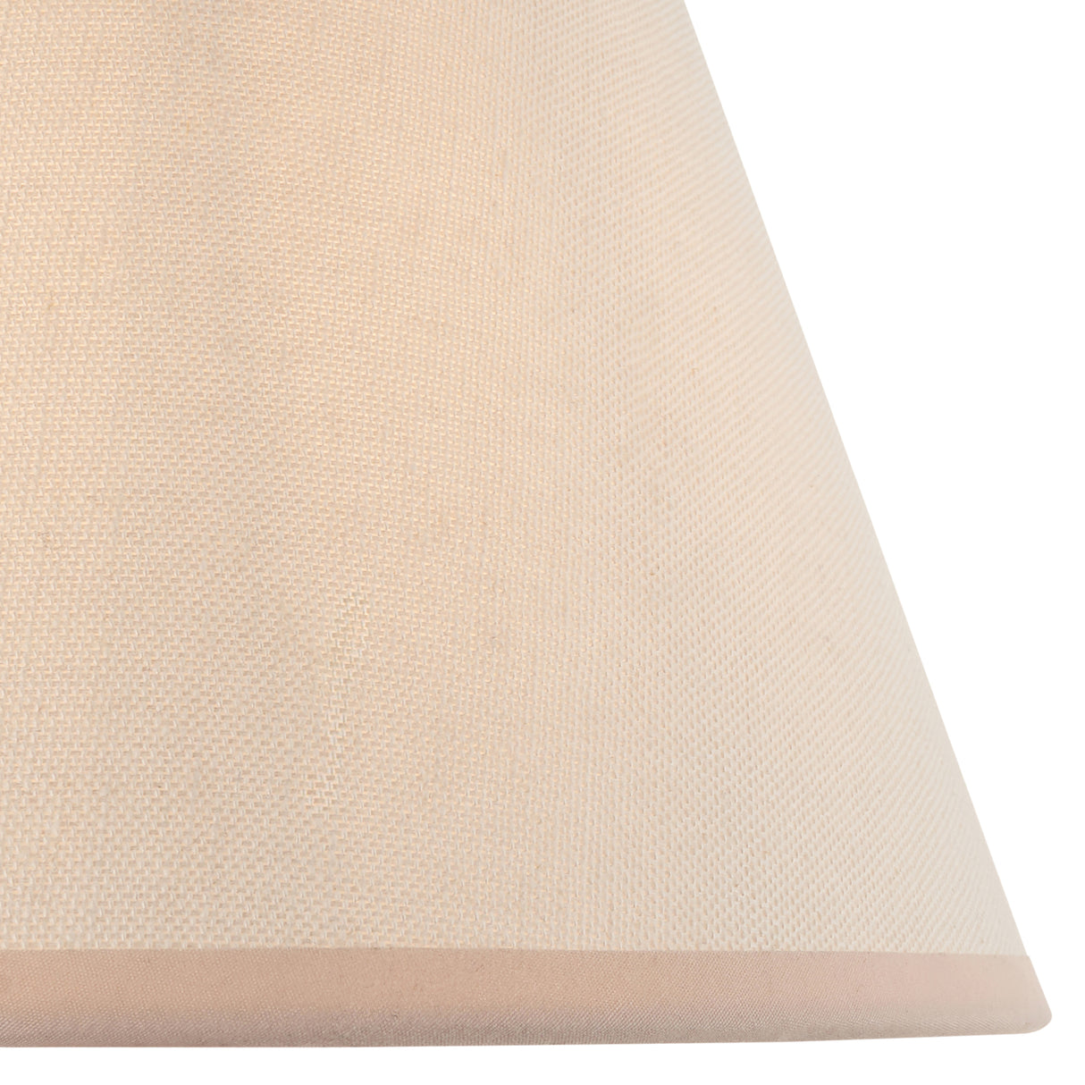 Squash & Ivy 25cm Vintage white shade - Comet Lighting