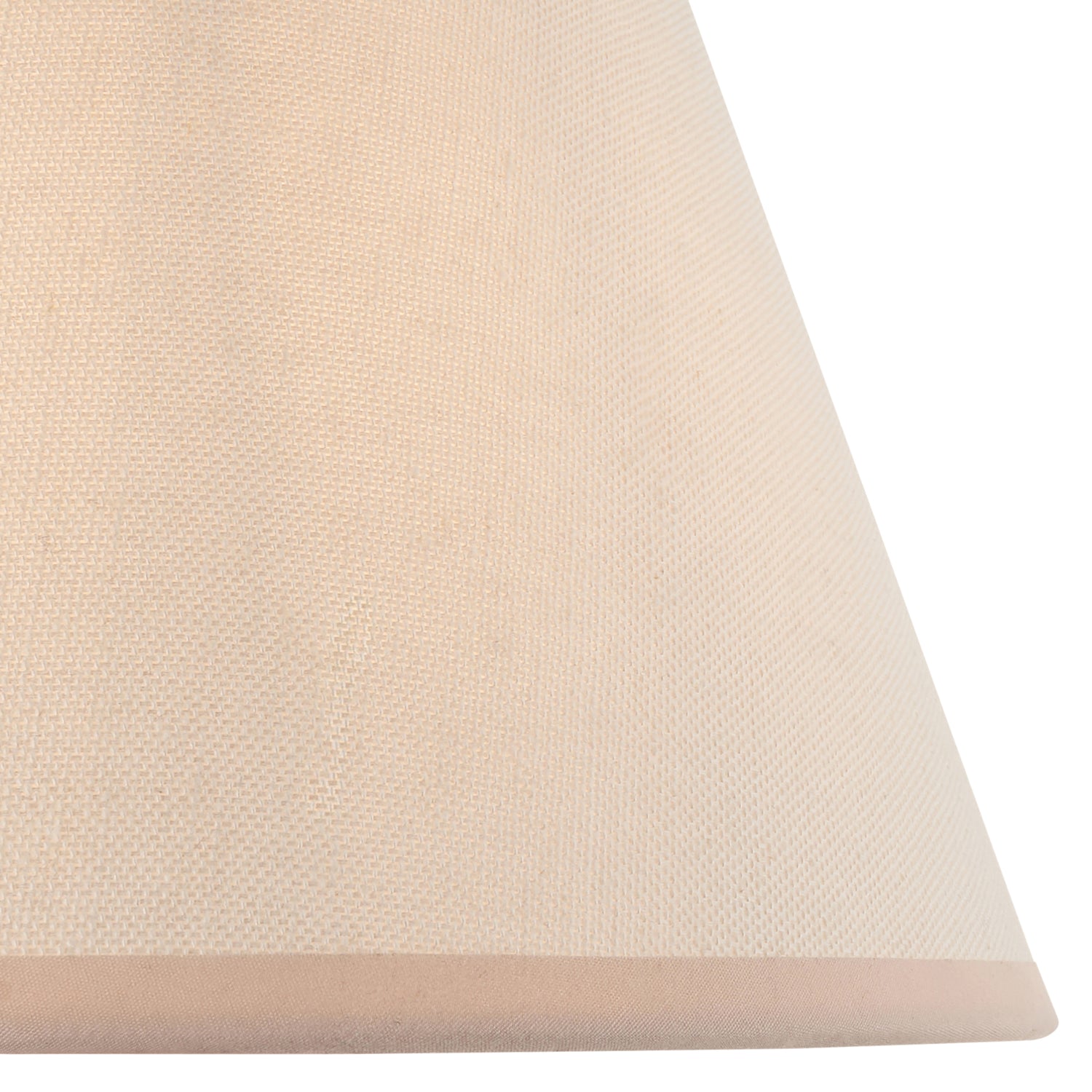 Squash & Ivy 25cm Vintage white shade - Comet Lighting