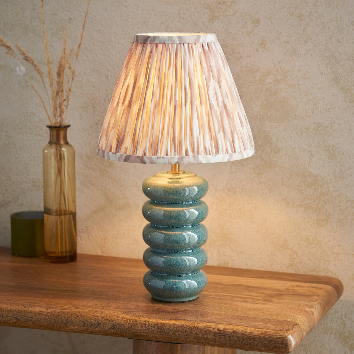 Squash & Ikat 25cm Neutral shade - Comet Lighting