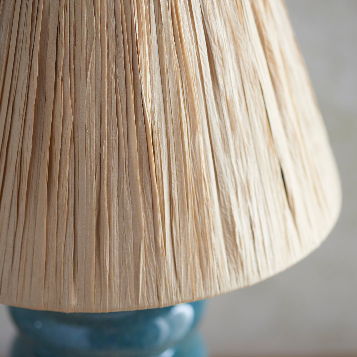 Squash & Raffia 24cm Natural raffia shade - Comet Lighting