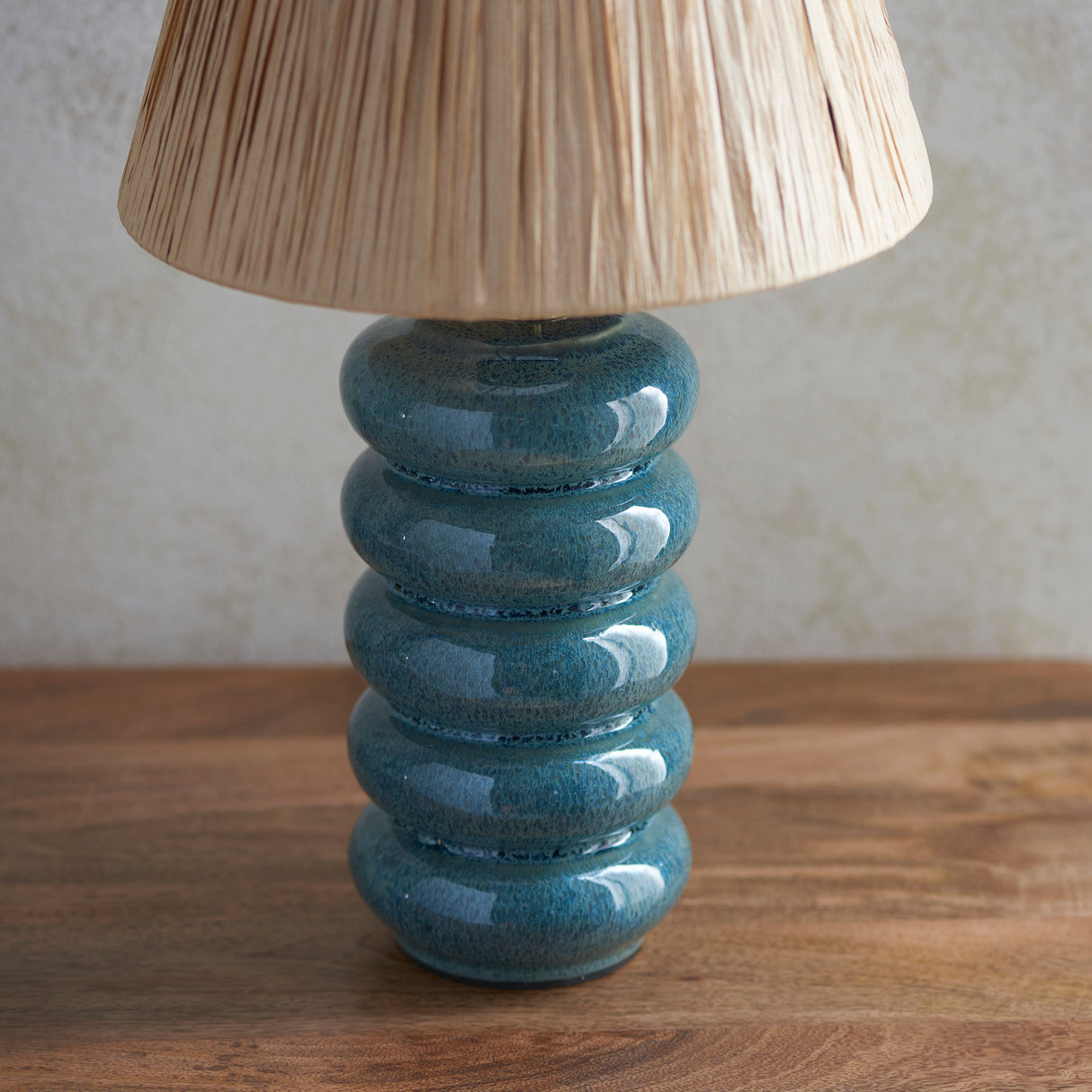 Squash & Raffia 24cm Natural raffia shade - Comet Lighting