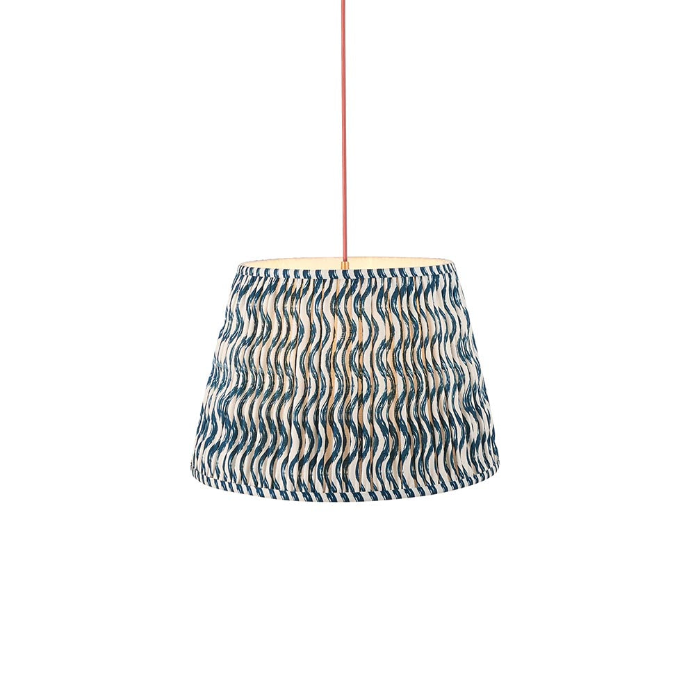 Eltham & Ripple 40cm Marlin blue shade Pendant - Comet Lighting