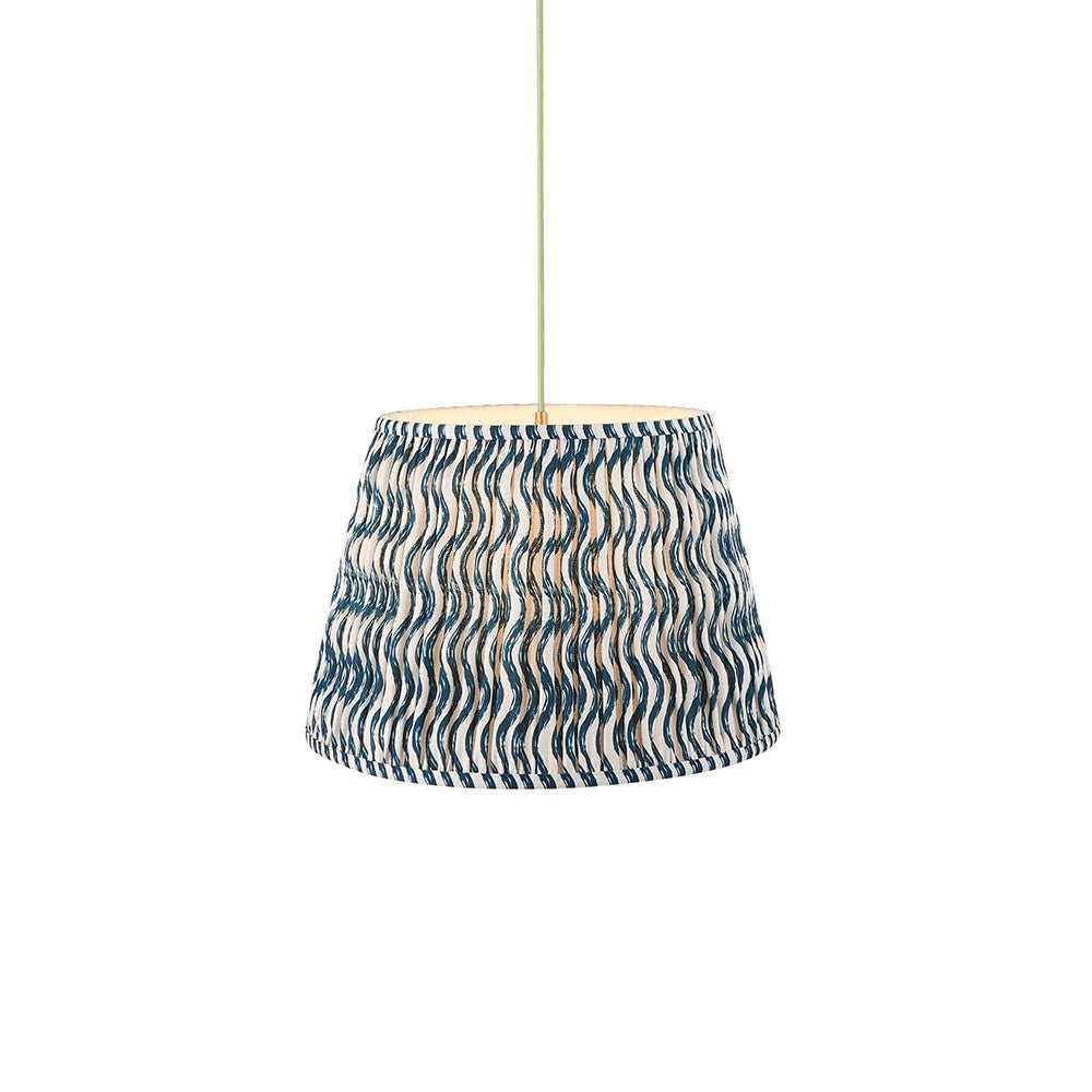 Eltham & Ripple 40cm Marlin blue shade Ceiling Pendant - Comet Lighting