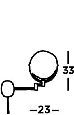 Searchlight Illuminated Chrome Bathroom Mirror Adjustable Arm - Comet Lighting