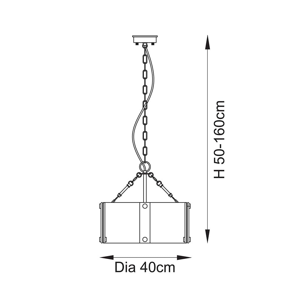 Keller 4lt Pendant