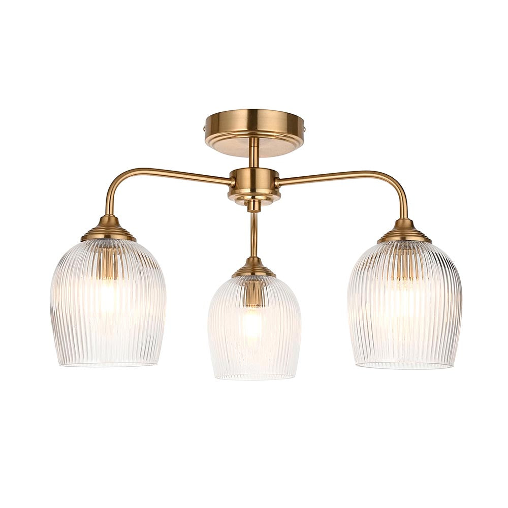 Ashcroft Ribbed 3lt Semi Flush