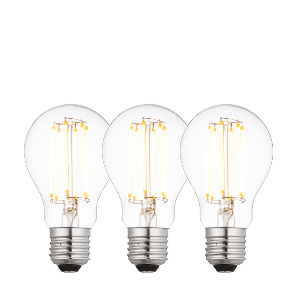 E27 LED Filament GLS - 3 pack