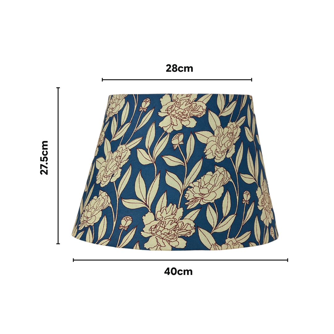 AARTIN 40 CM Ocean Petals Cotton Lampshade - Straight Empire ( Shade Only)