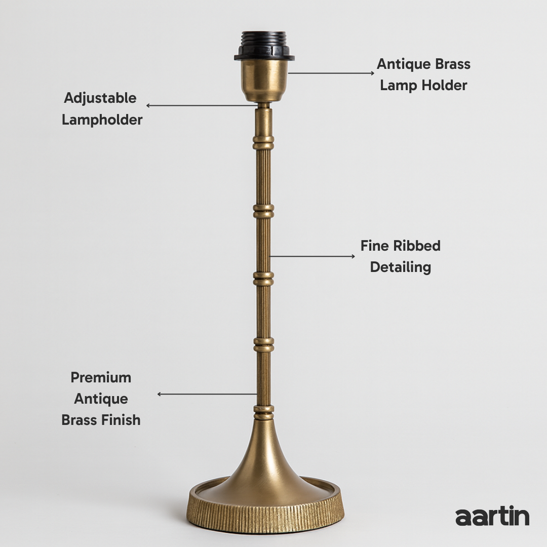 AARTIN PIXIE TABLE LAMP IN ANTIQUE BRASS (BASE ONLY)