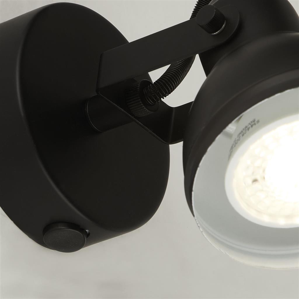 Kennerleigh 1Lt Spotlight - Black - Comet Lighting